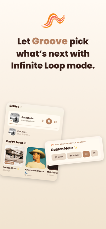 Let Groove pick what’s next with Infinite Loop mode.